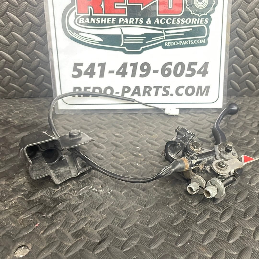 Factory OEM Clutch and Brake Lever Assembly w/ Perch and Cover, Stock Photo *USED*