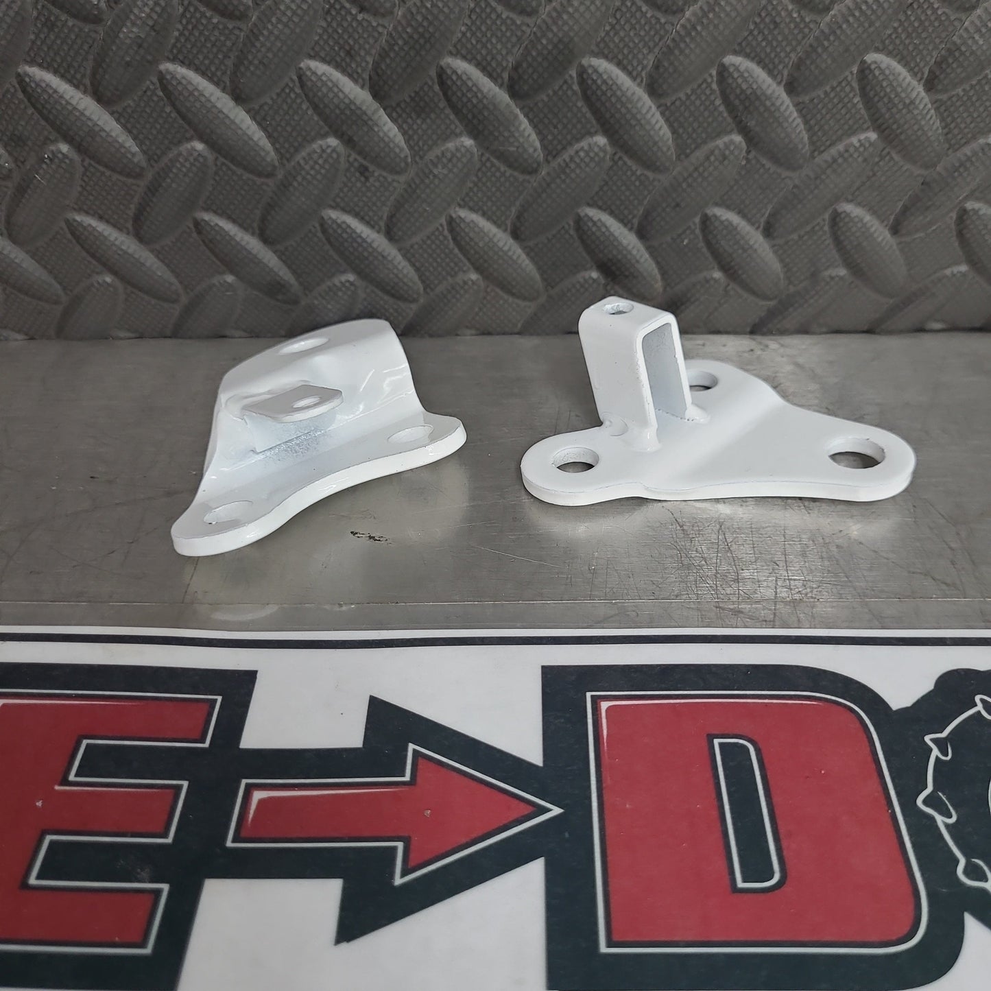 Powder Coated Front Motor Mounts White *USED*
