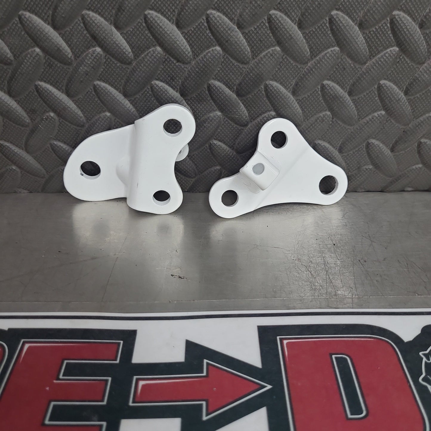 Powder Coated Front Motor Mounts White *USED*