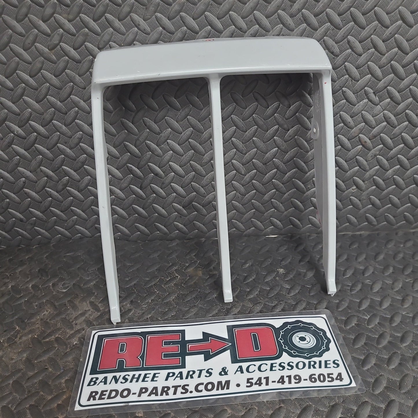Factory OEM Radiator Cover Red Painted Gray *USED*
