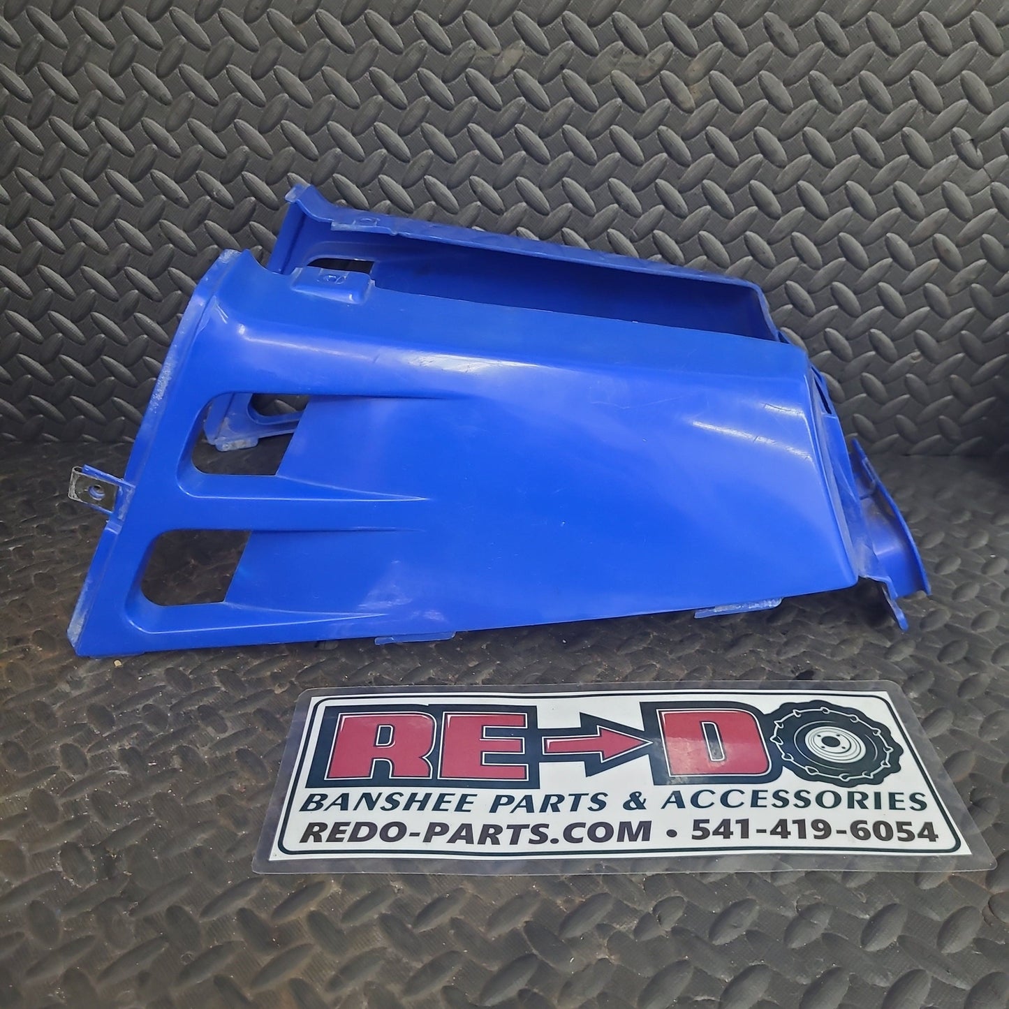OEM Fuel Tank Cover from 1991 Blue *USED*