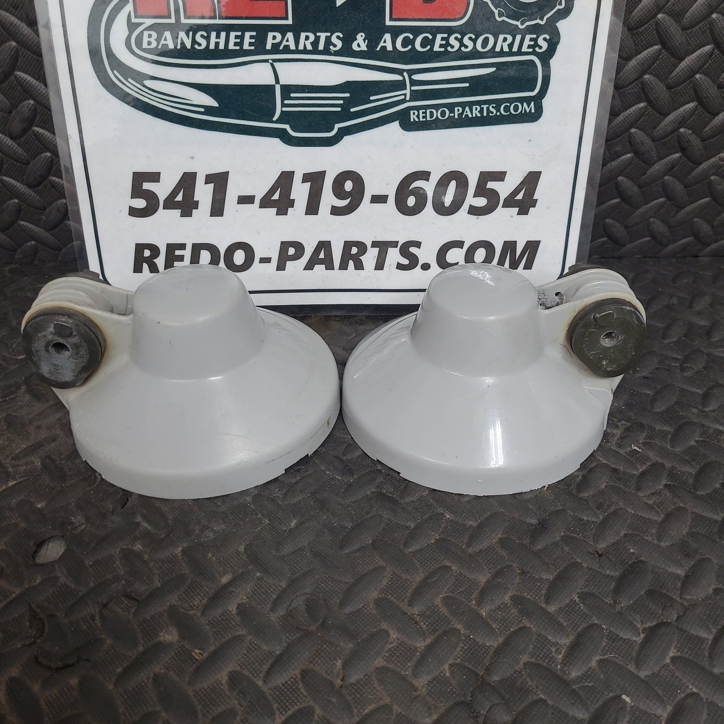 OEM Repaired Gray Headlight Housings From 1991 *USED*