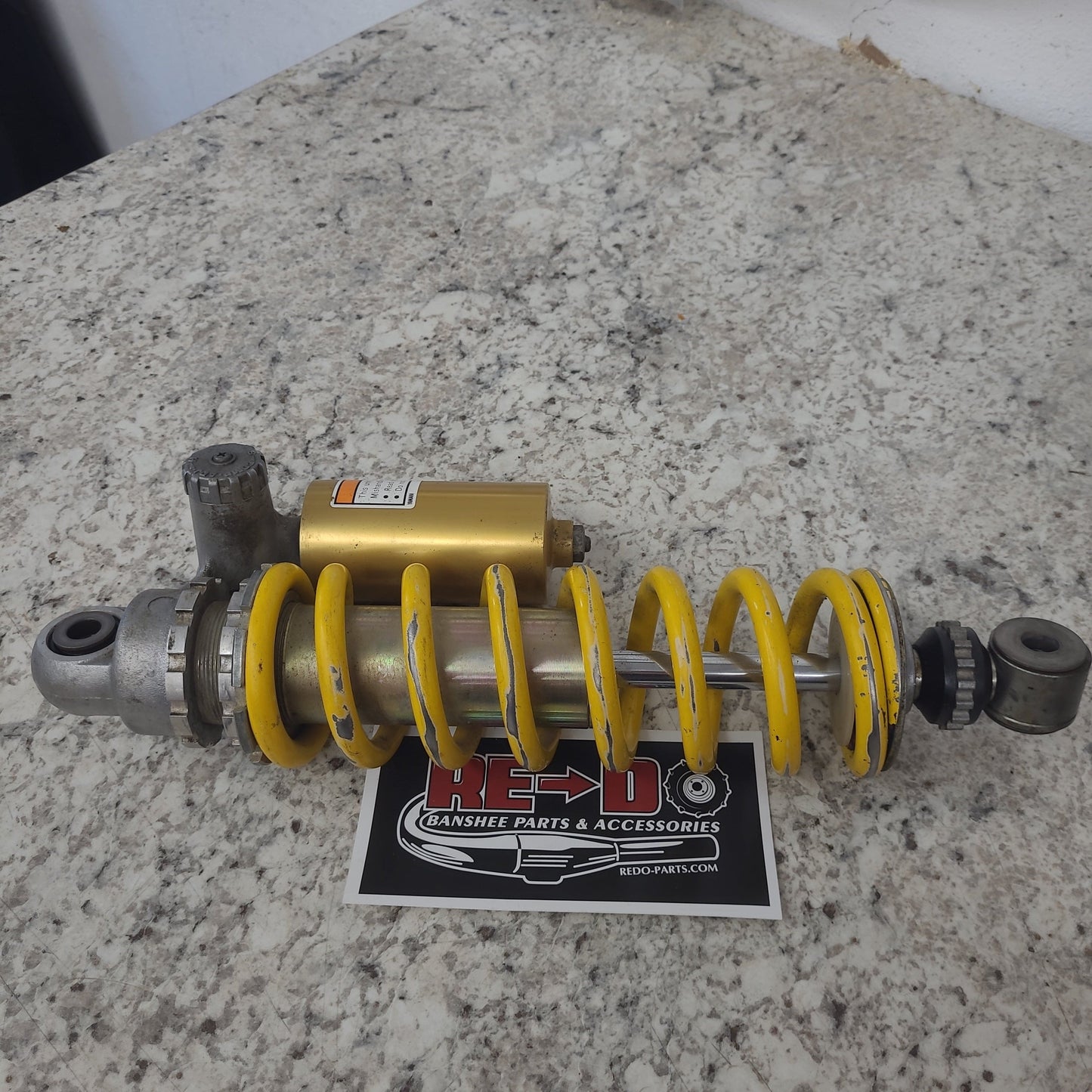 OEM Rear Shock Yellow *USED*