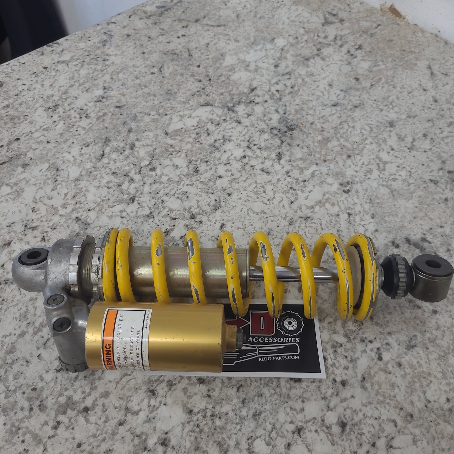 OEM Rear Shock Yellow *USED*