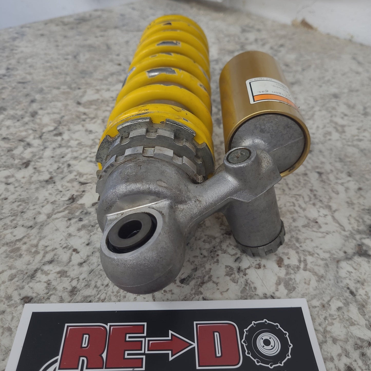 OEM Rear Shock Yellow *USED*