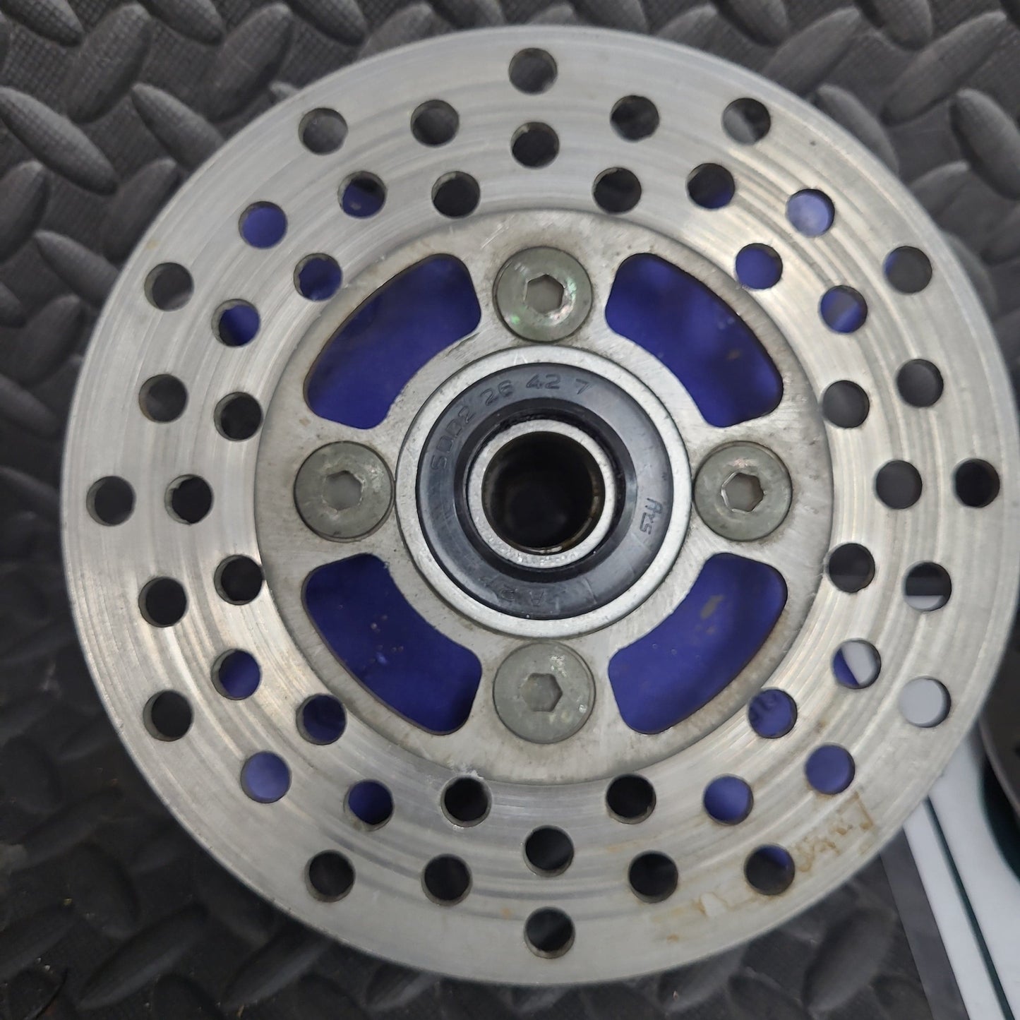 OEM A-Arm Front Hubs Purple *USED*