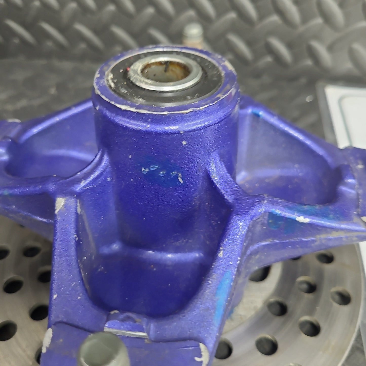 OEM A-Arm Front Hubs Purple *USED*