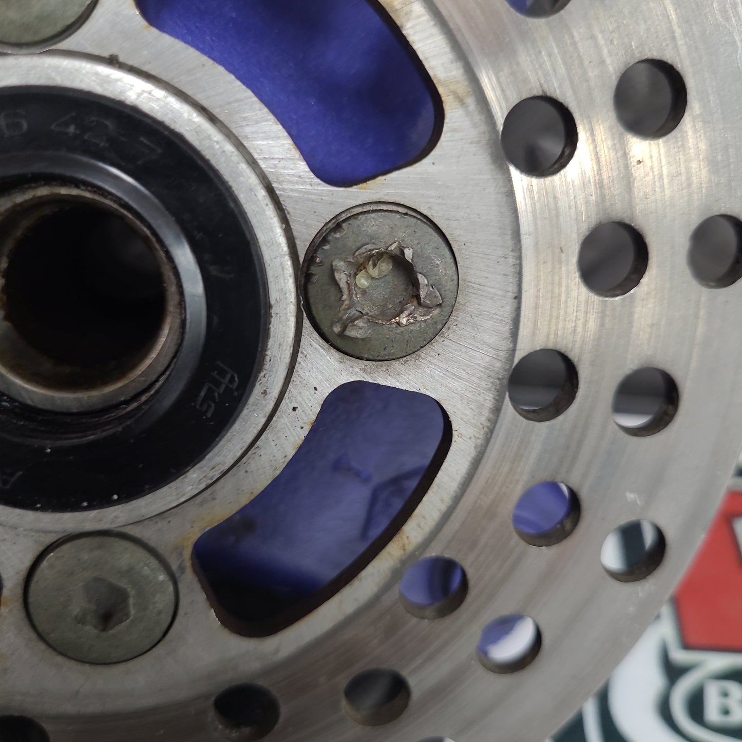 OEM A-Arm Front Hubs Purple *USED*