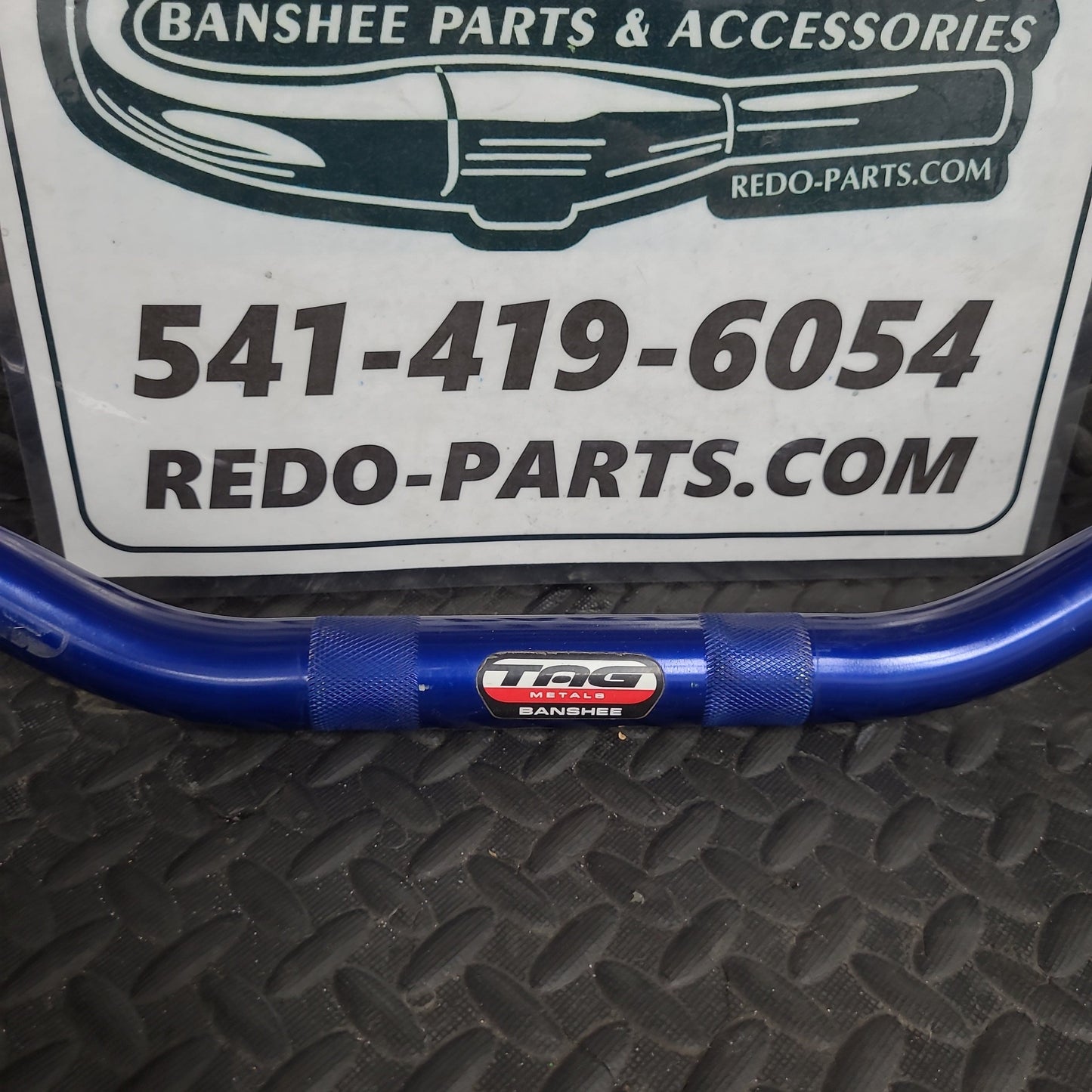 TAG Metals Banshee Handlebars, Blue * USED*