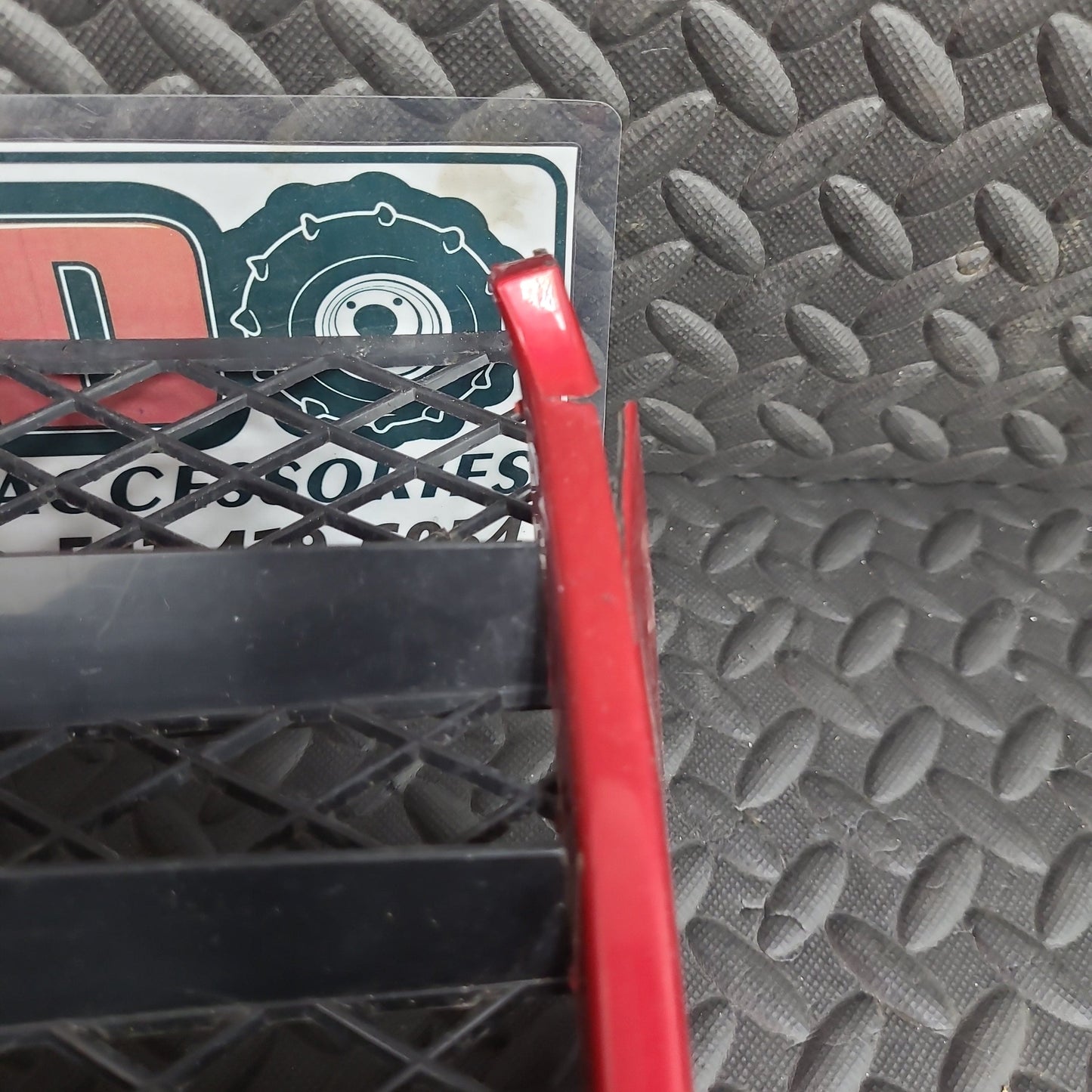 OEM Radiator Cover Red *USED*