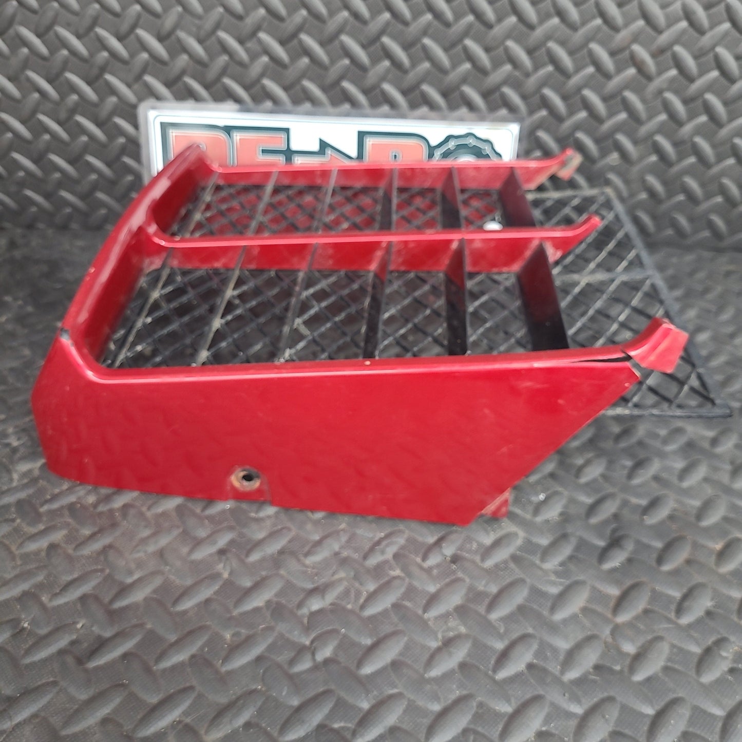 OEM Radiator Cover Red *USED*