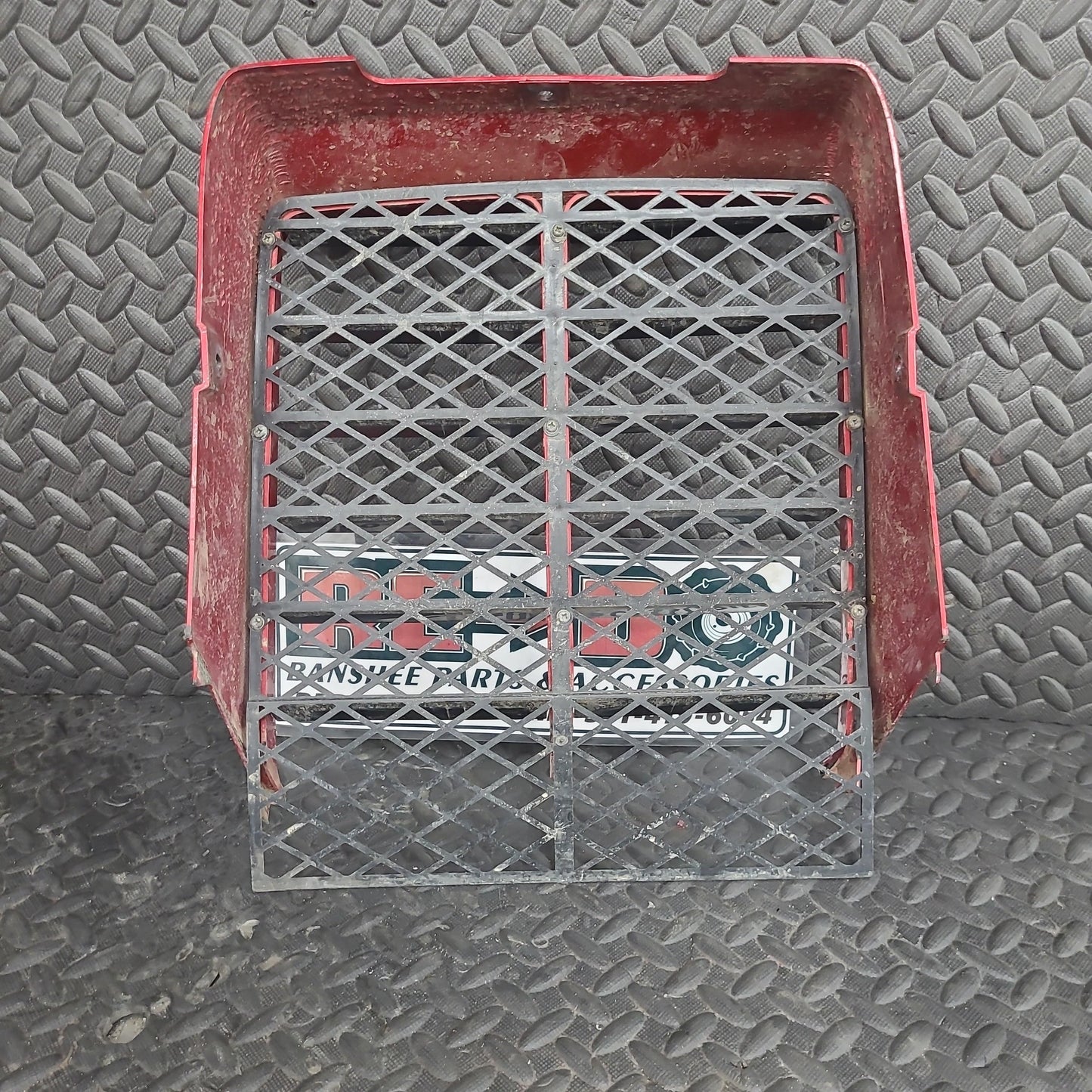 OEM Radiator Cover Red *USED*