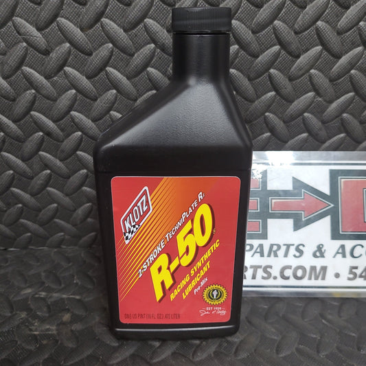 KLOTZ R-50 Racing 2-Stroke Pre-Mix Techniplate Synthetic Oil, 1 Pint *NEW*