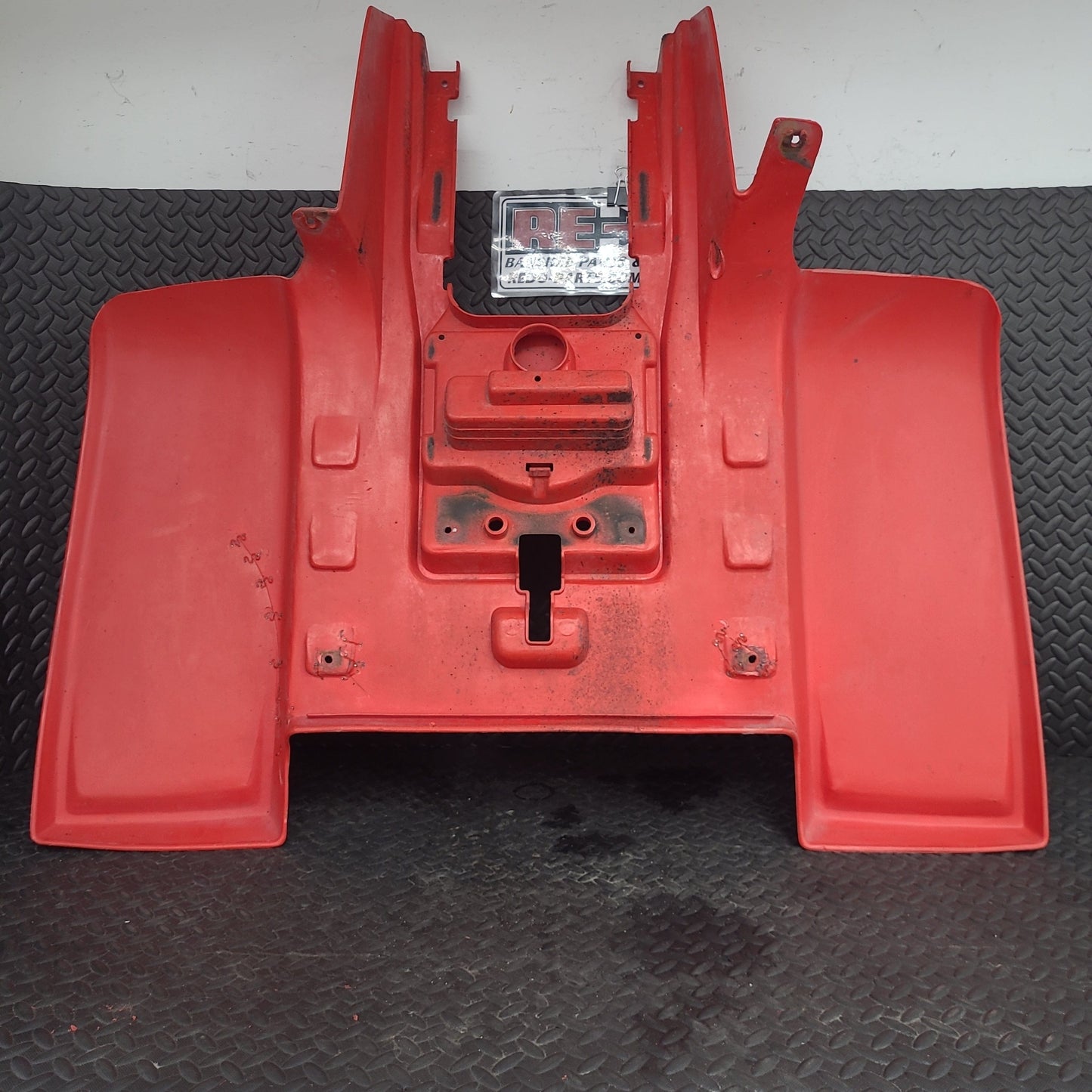 OEM Rear Fender Damaged Red *USED*