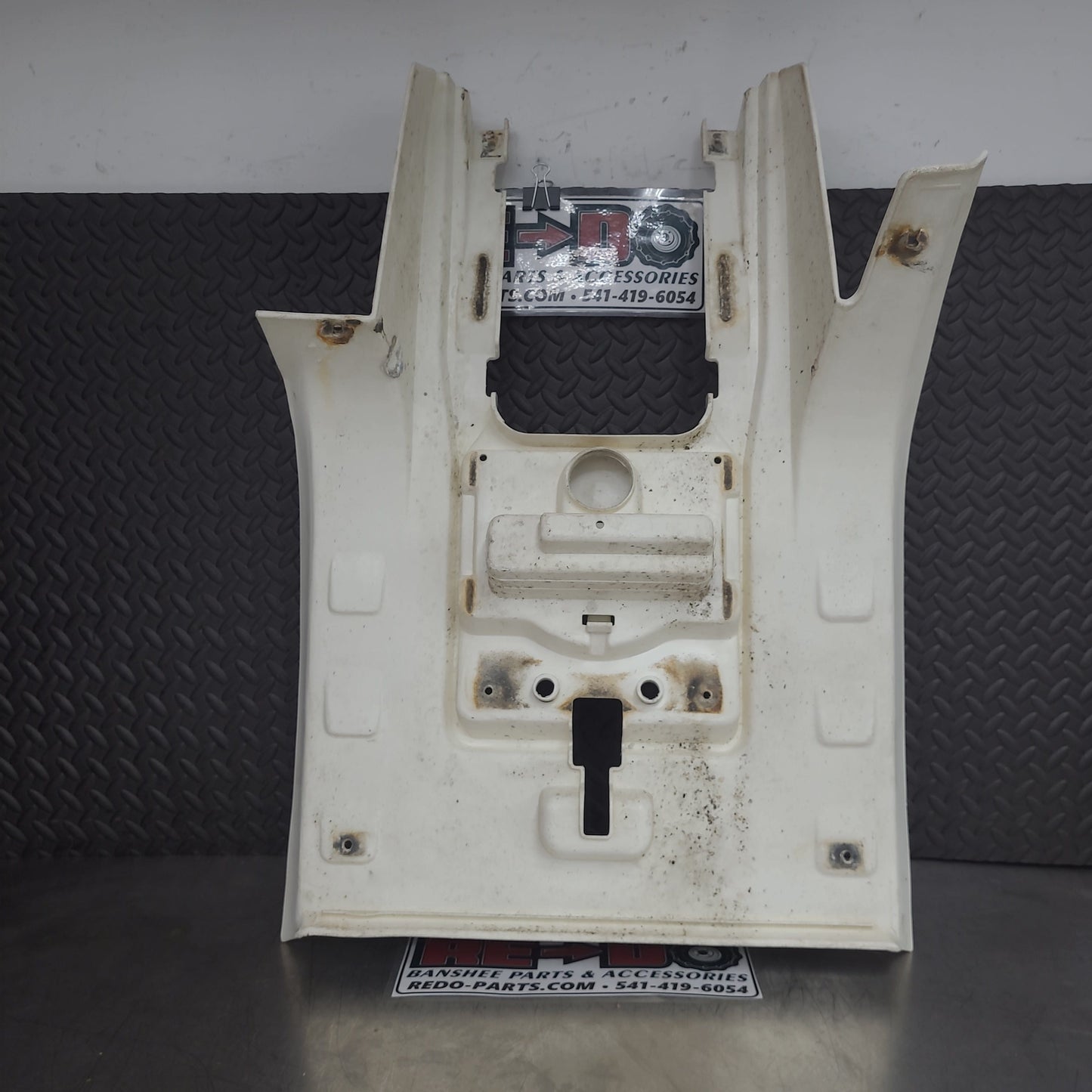 Rear Fender Race Cut White *USED*