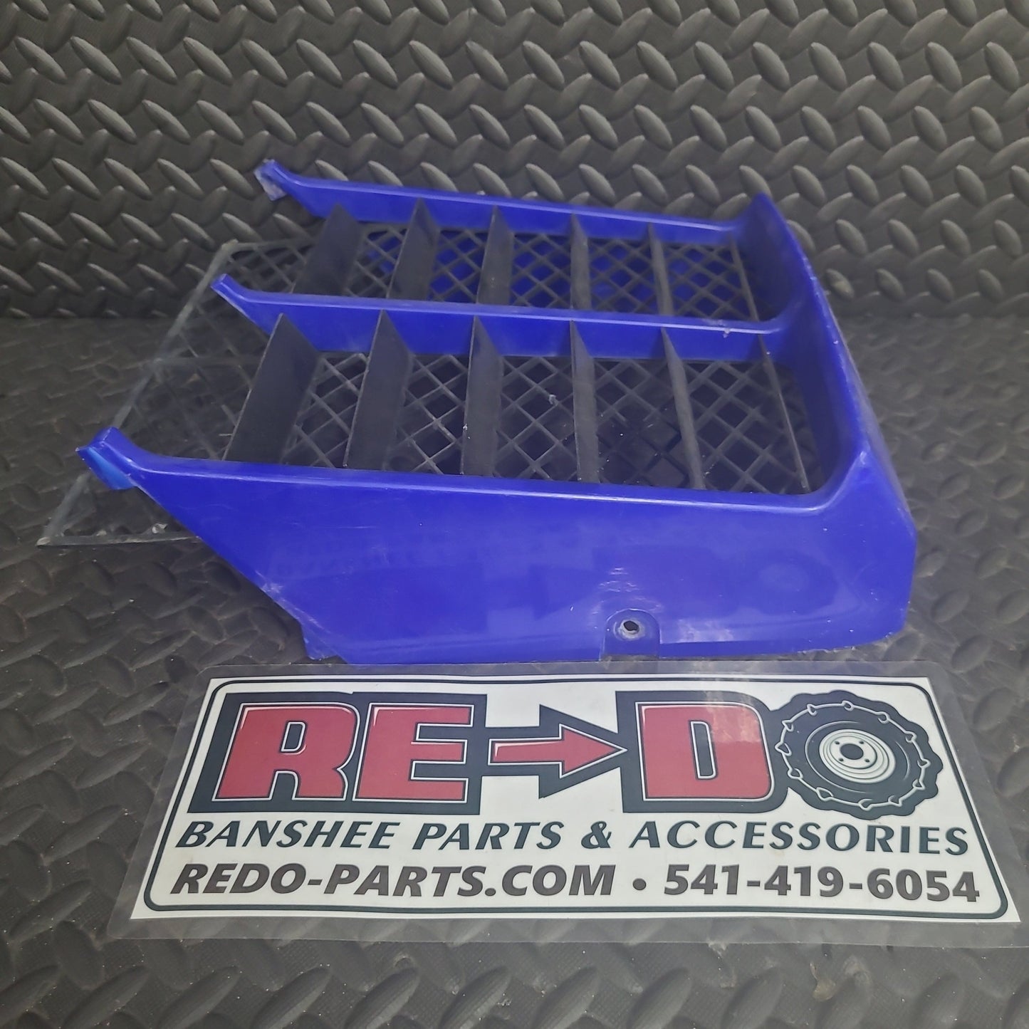 OEM Radiator Cover Blue *USED*