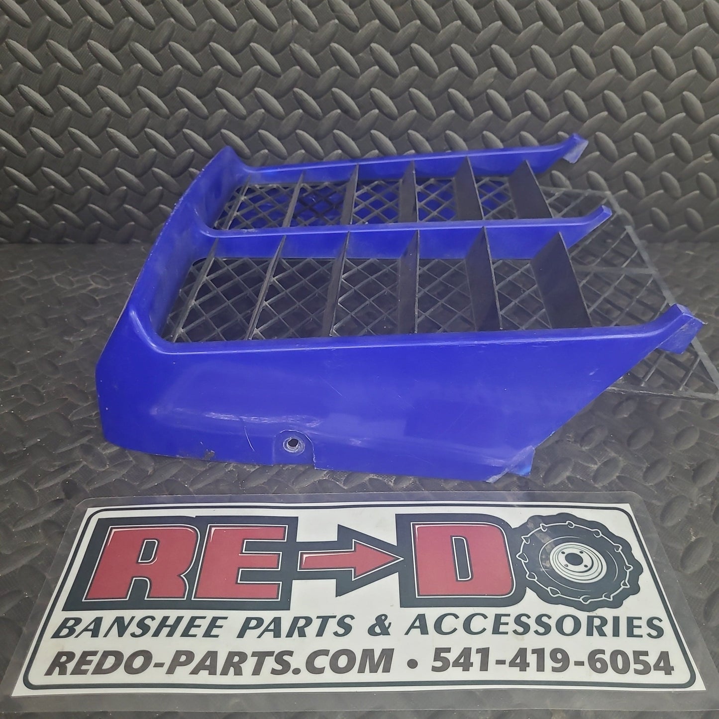 OEM Radiator Cover Blue *USED*