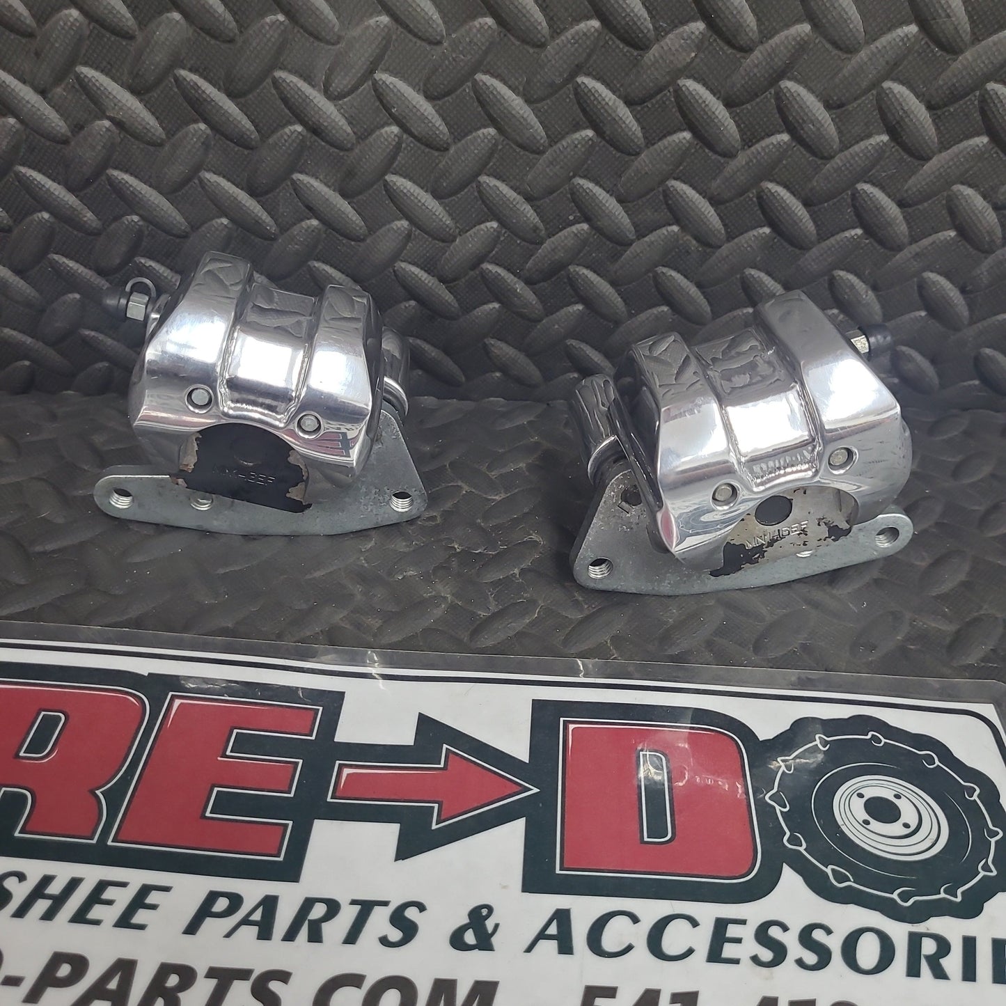 Polished OEM Front Brake Calipers Set of 2 *USED CALIPER NEW POLISH*