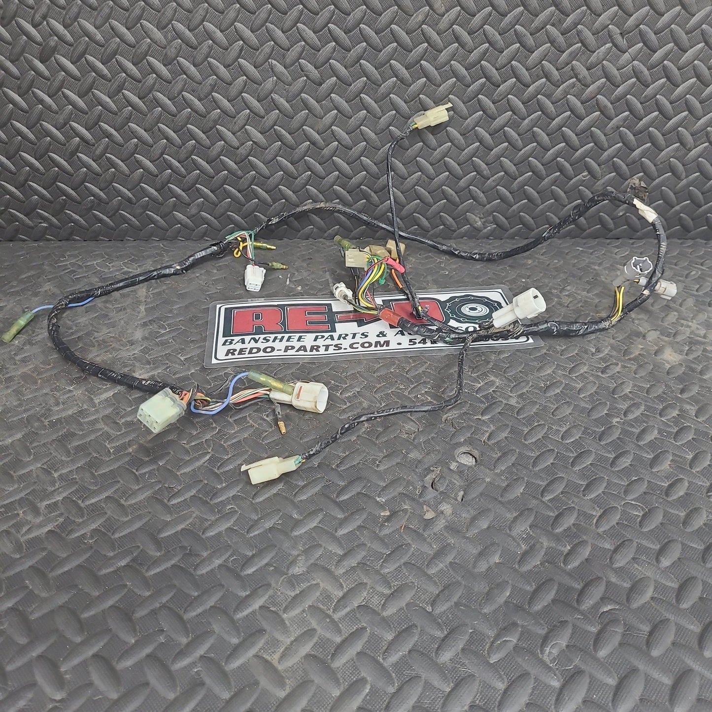 OEM Wire Harness Flat Style Headlight Pigtail w/ Square Plug CDI