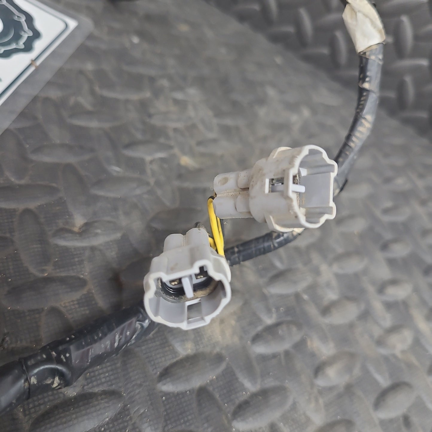 OEM Wire Harness Flat Style Headlight Pigtail w/ Square Plug CDI