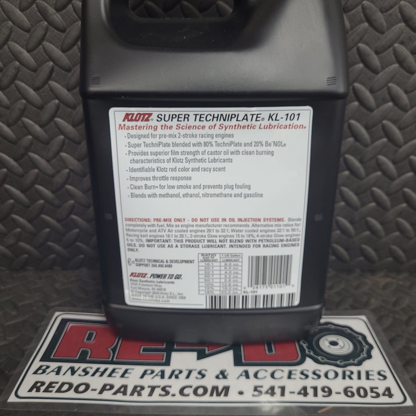 KLOTZ Super Techniplate Synthetic Lubricant 2-Stroke Premix Oil, 1 Gallon *NEW*