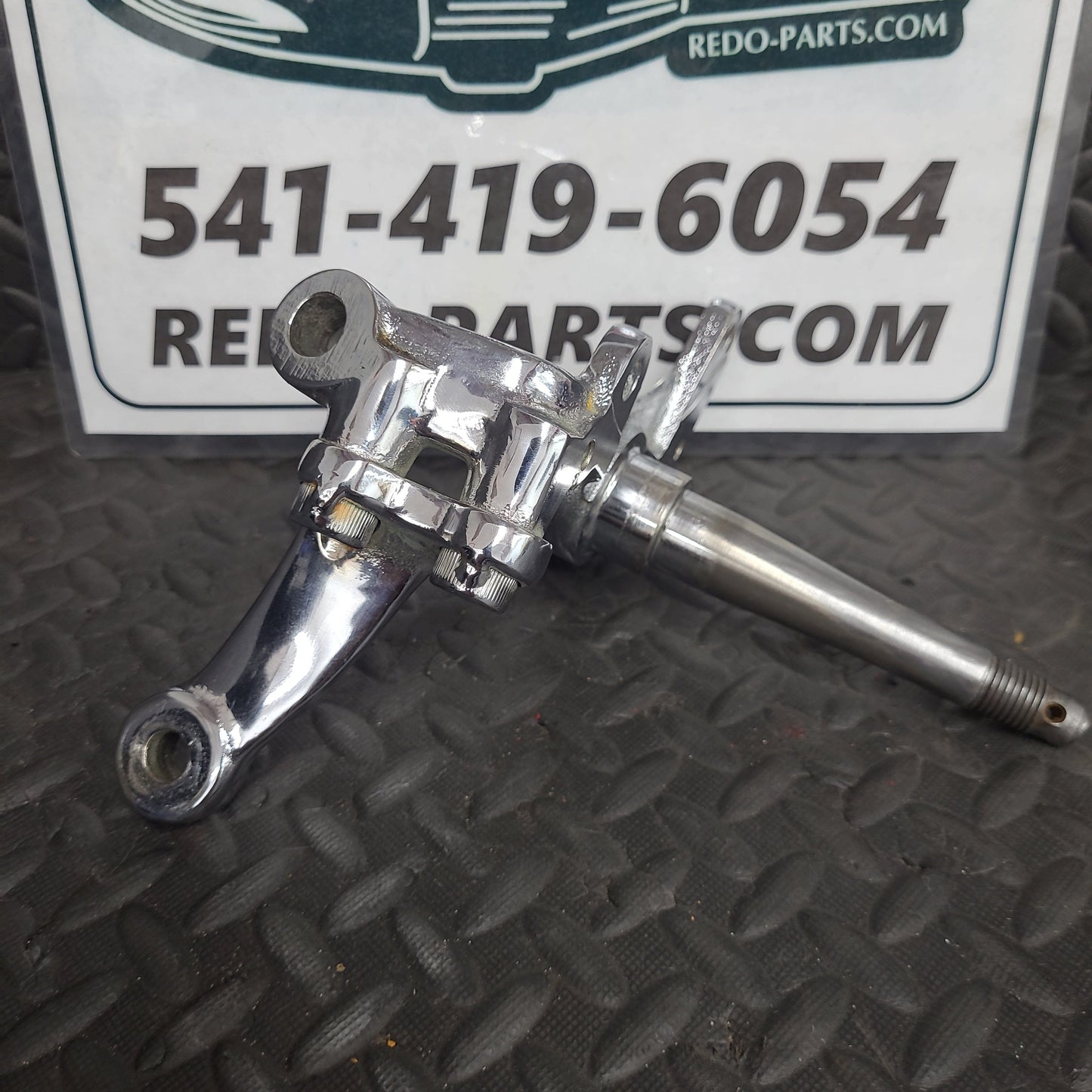Factory OEM Right Side Spindle *USED* w/ New Chrome, No Nut or Washer