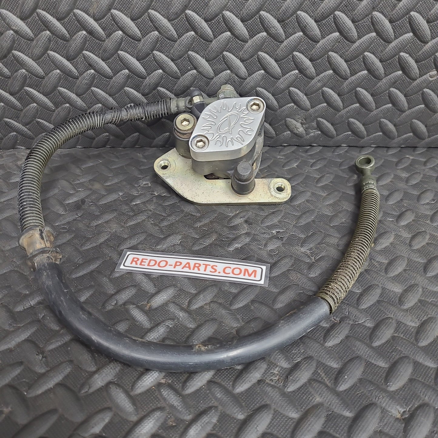 OEM Rear Brake Caliper w/ Block Off and Hose *USED*