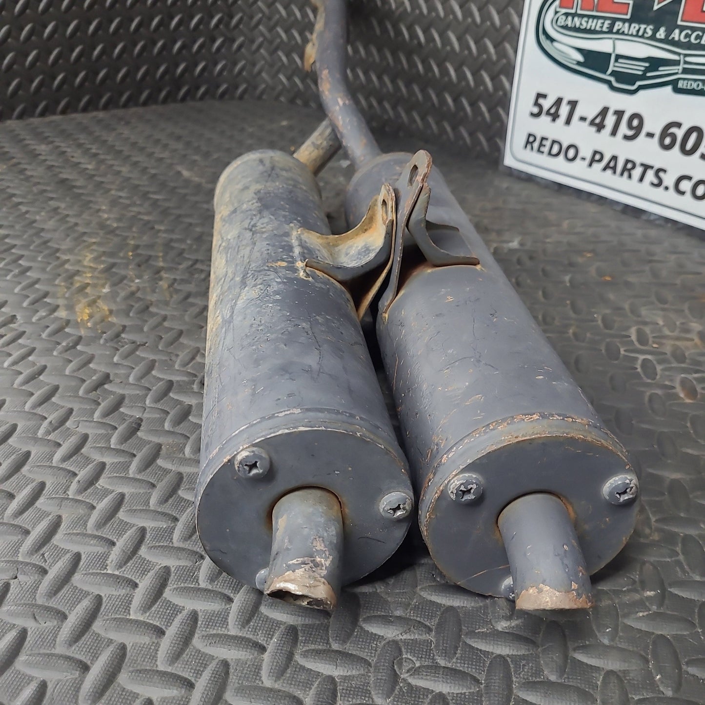 Factory OEM Exhaust Silencers Set of 2 *USED*