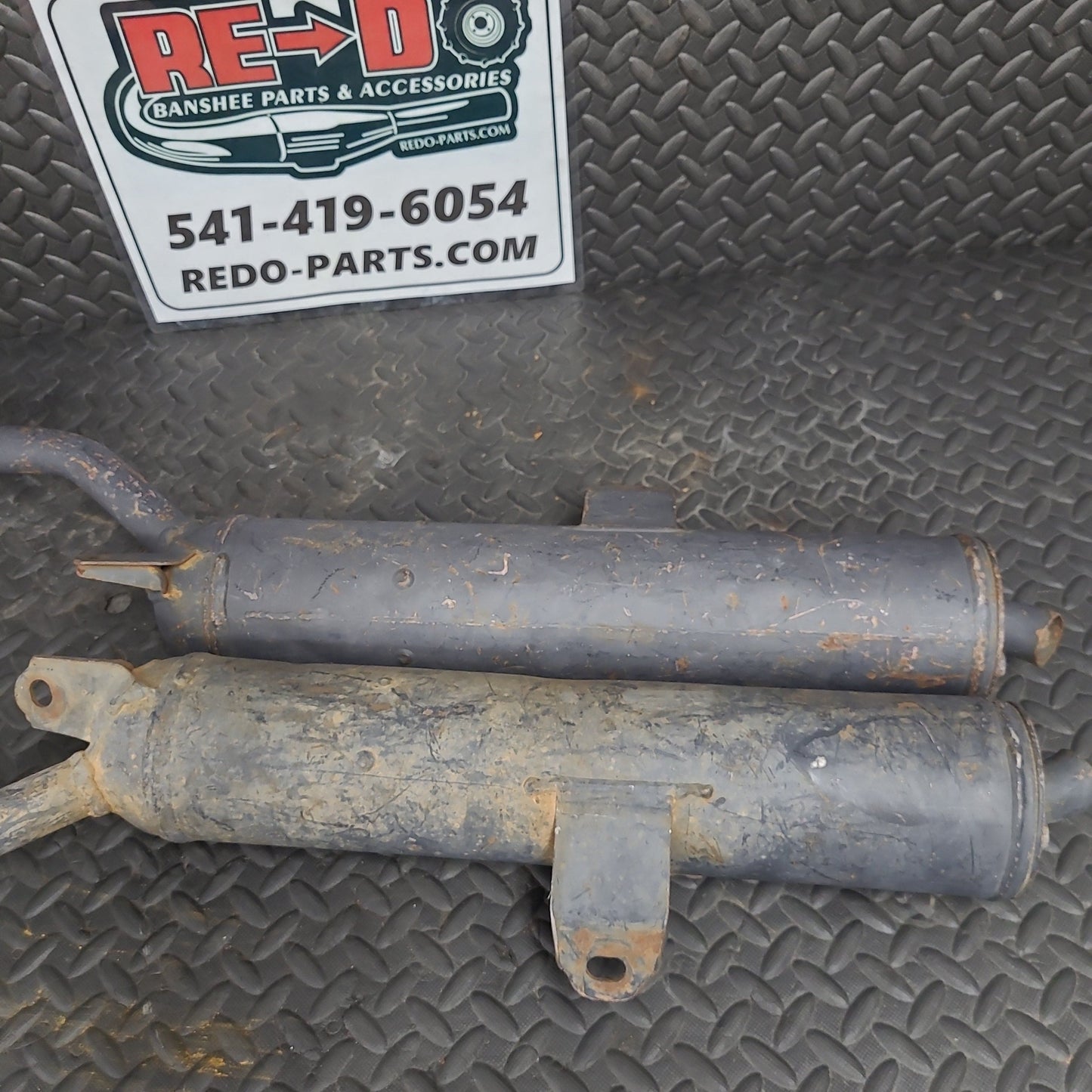 Factory OEM Exhaust Silencers Set of 2 *USED*