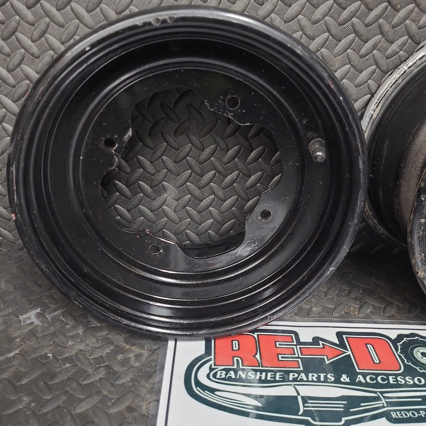 Factory OEM Front Wheels Silver Painted Black set of 2 *USED*