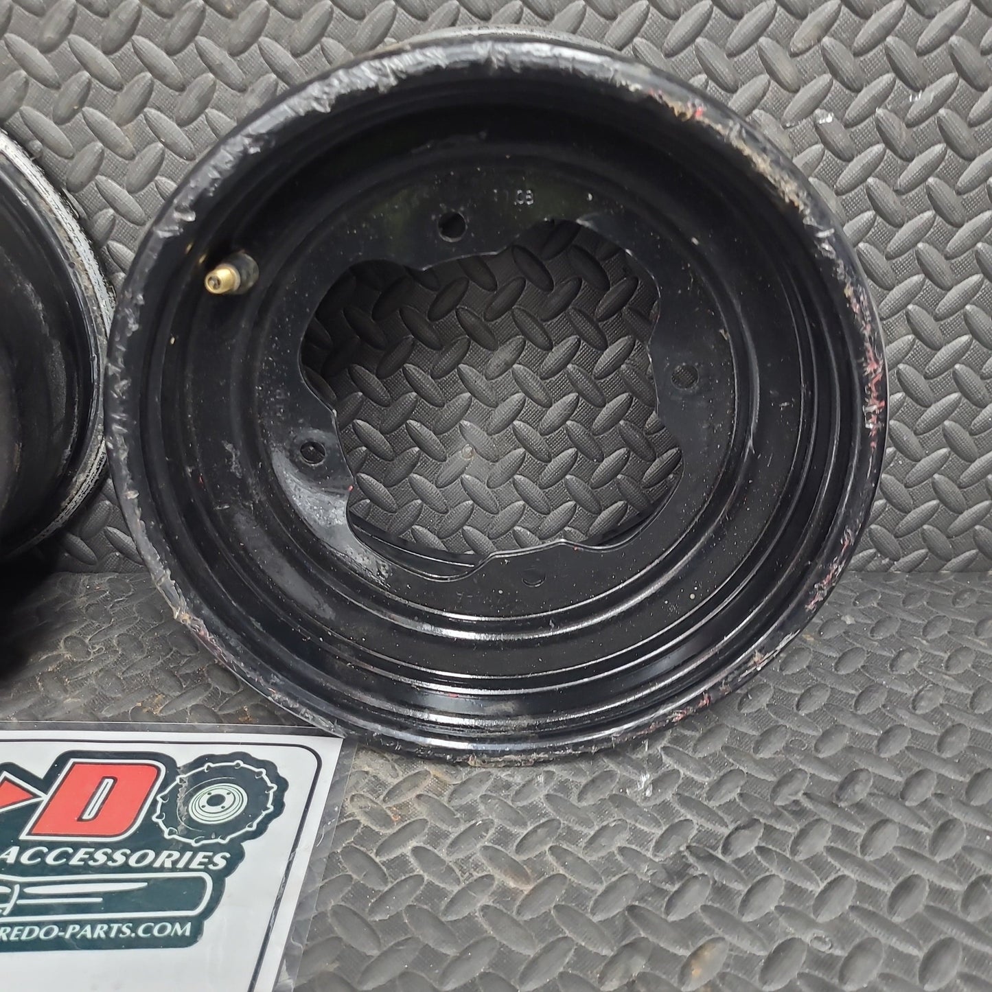 Factory OEM Front Wheels Silver Painted Black set of 2 *USED*