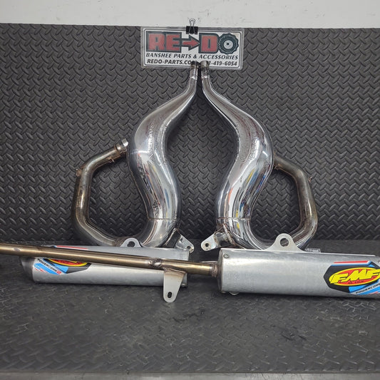 FMF Gold Series Exhaust Head Pipes and Power Core 2 Stingers and Silencers *USED*