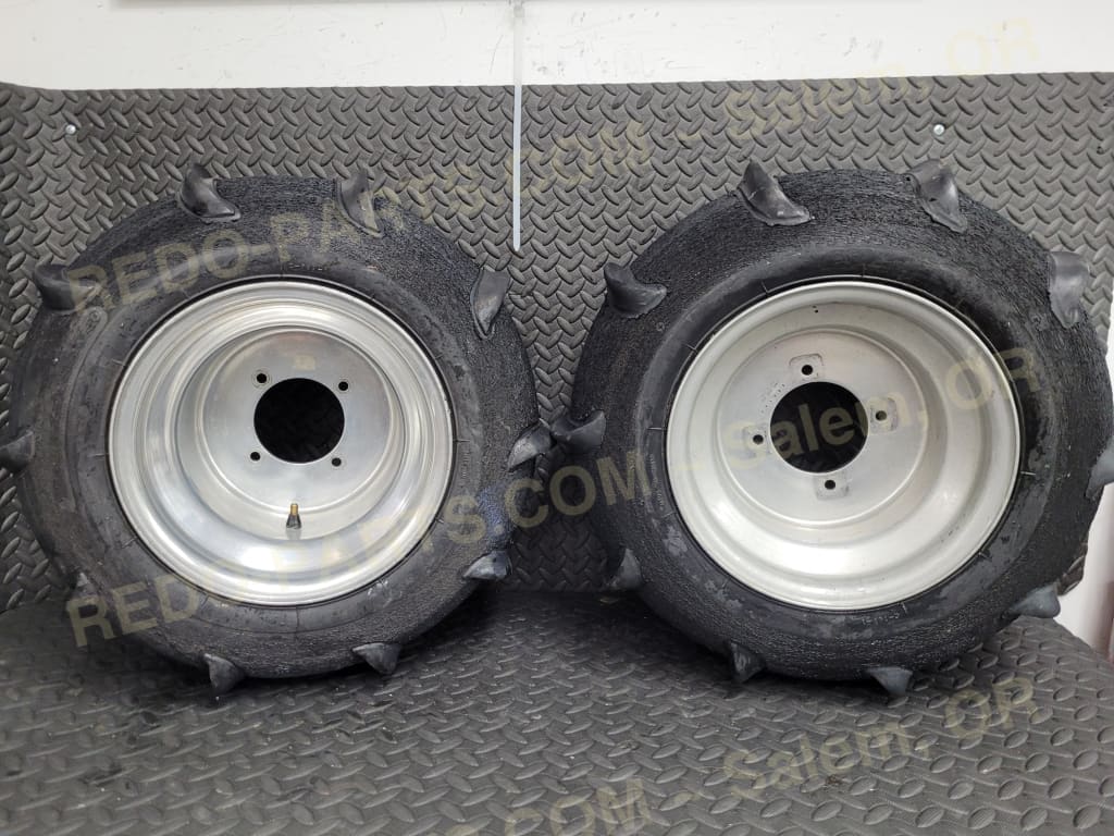 18x10-10 Rear 10 Paddle Tires *USED* Parts - Used