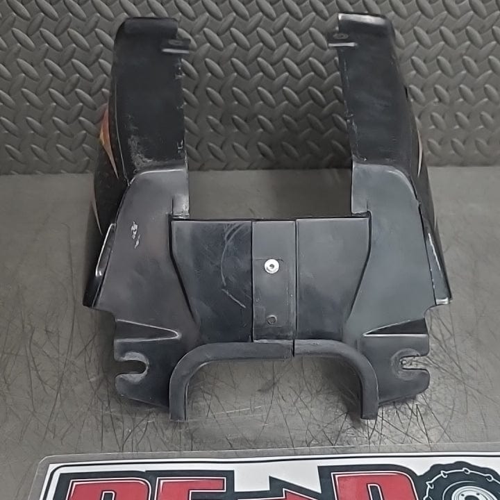 OEM Black Tank Cover w/ Flame Sticker *USED*