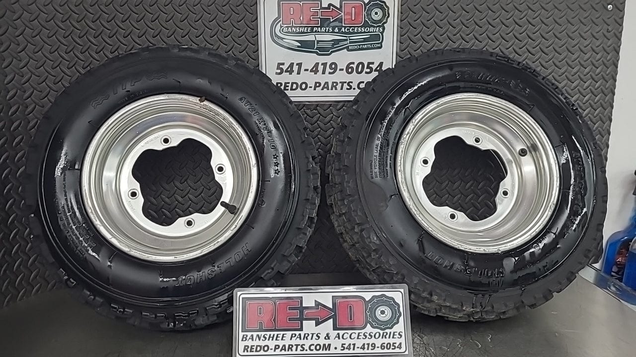 21x7-10 ITP Holeshot Front Dirt Tires *USED*