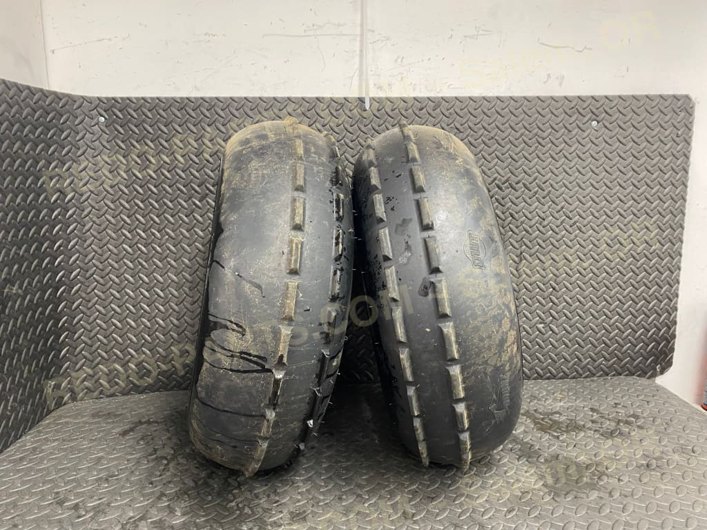 21.5x8-10 Doonz Front Tires on SS Wheels *USED* Parts - Used
