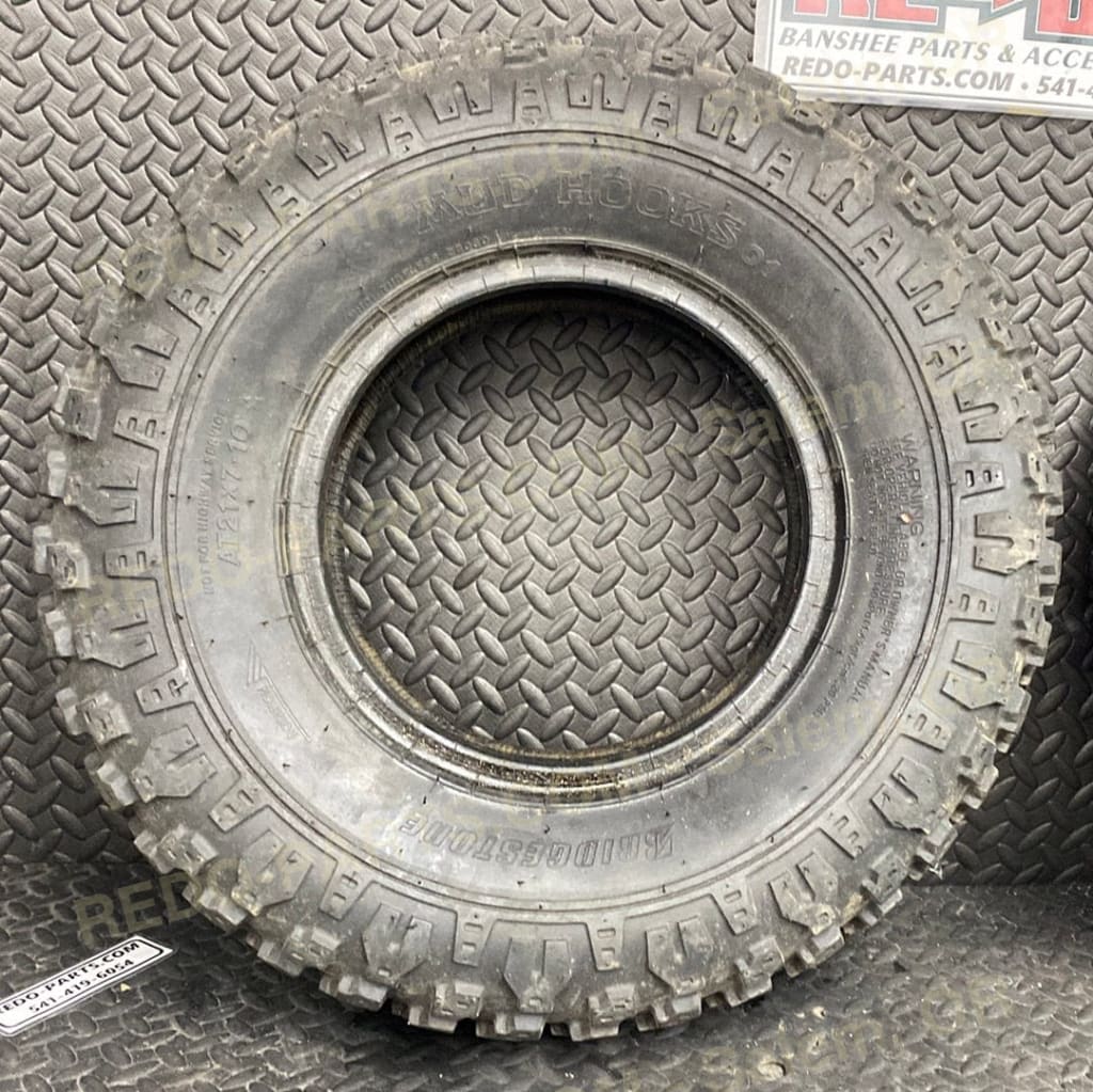 21x7-10 Bridgestone Mud Hookers *USED* Parts - Used