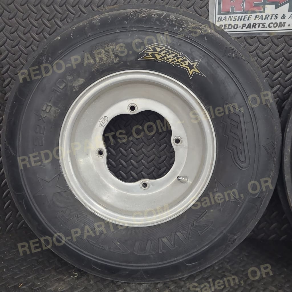 22x8-10 Sand Star on ITP Wheels Set of 2 *USED* Parts - Used