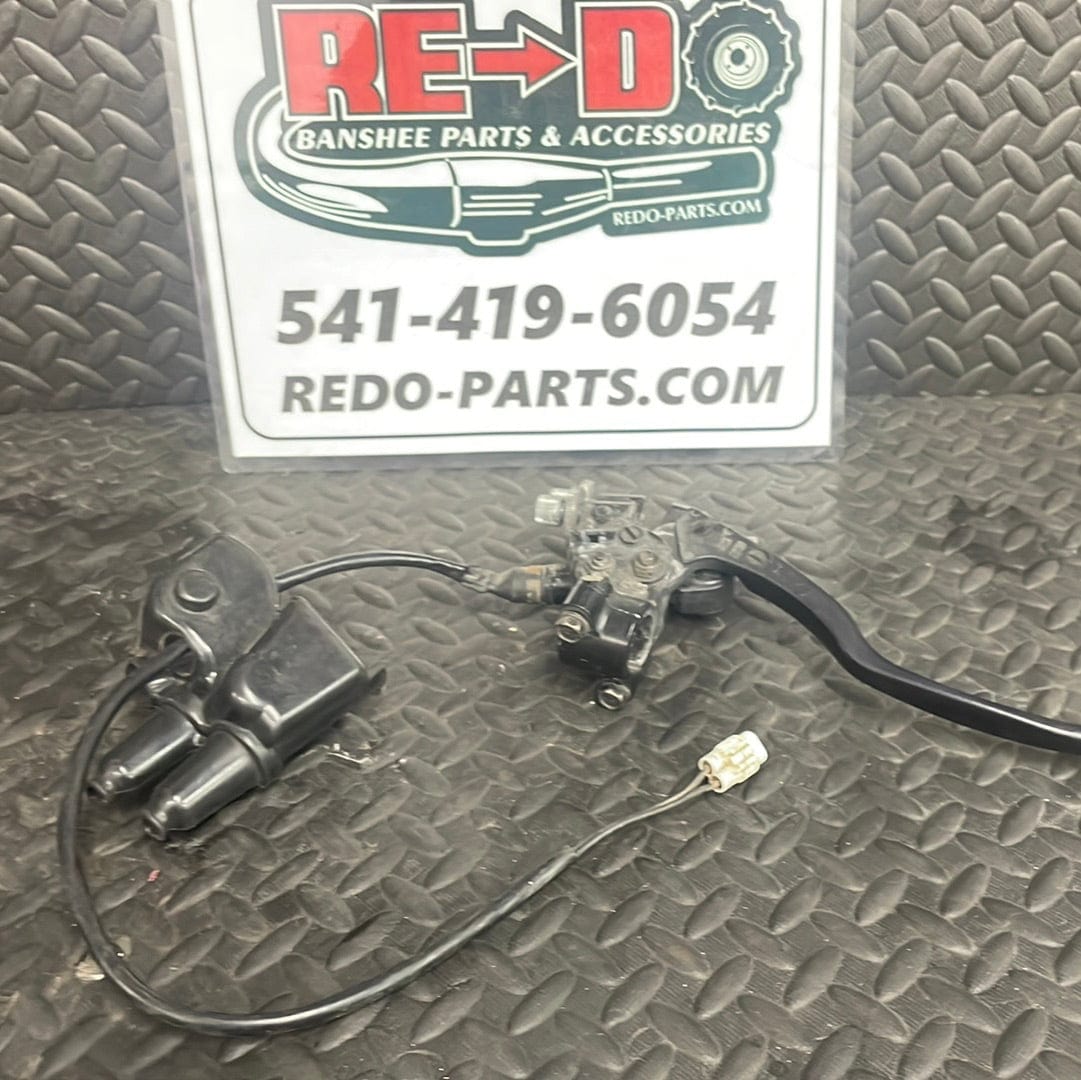 Factory OEM Clutch and Brake Lever Assembly w/ Perch and Cover, Stock Photo *USED*