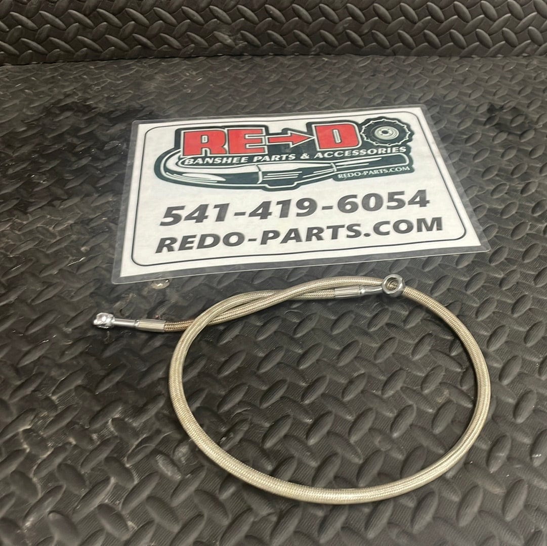 Aftermarket Brake Line, Braided, 32”, *USED*