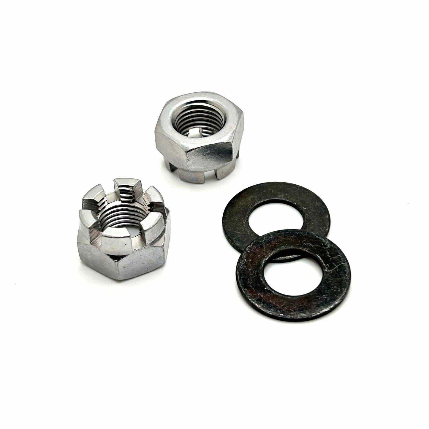 Factory OEM Front Spindle Nuts and Washers - 4pc *NEW*