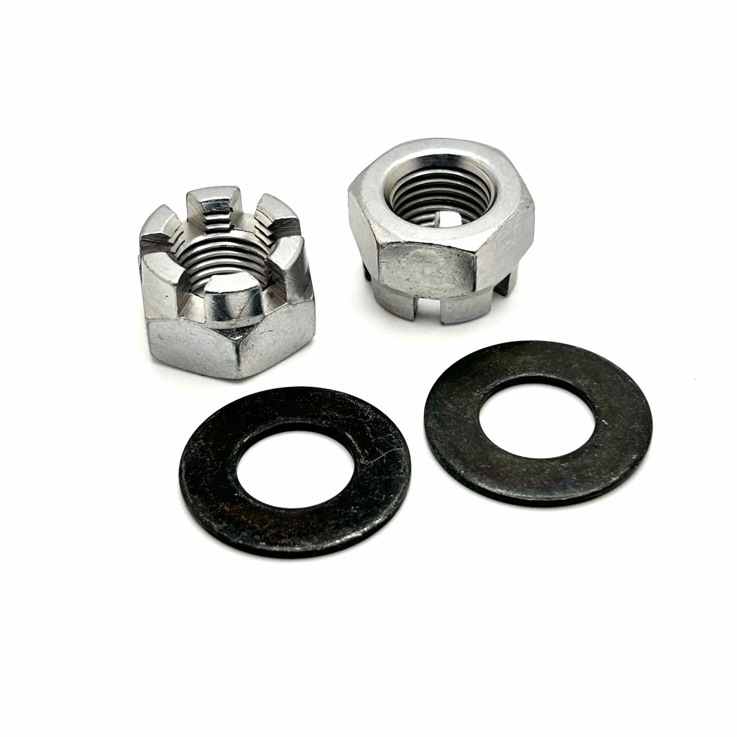 Factory OEM Front Spindle Nuts and Washers - 4pc *NEW*