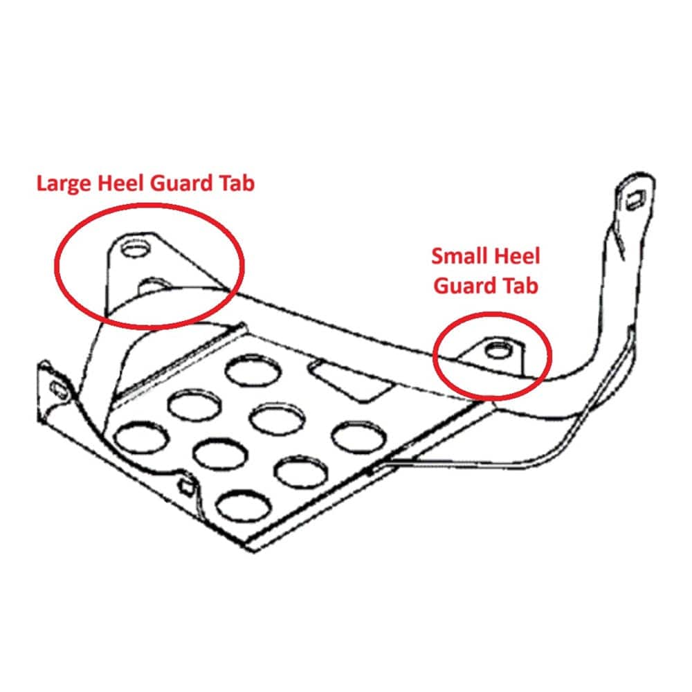 Aftermarket Heel Guard Tab, Large *NEW*