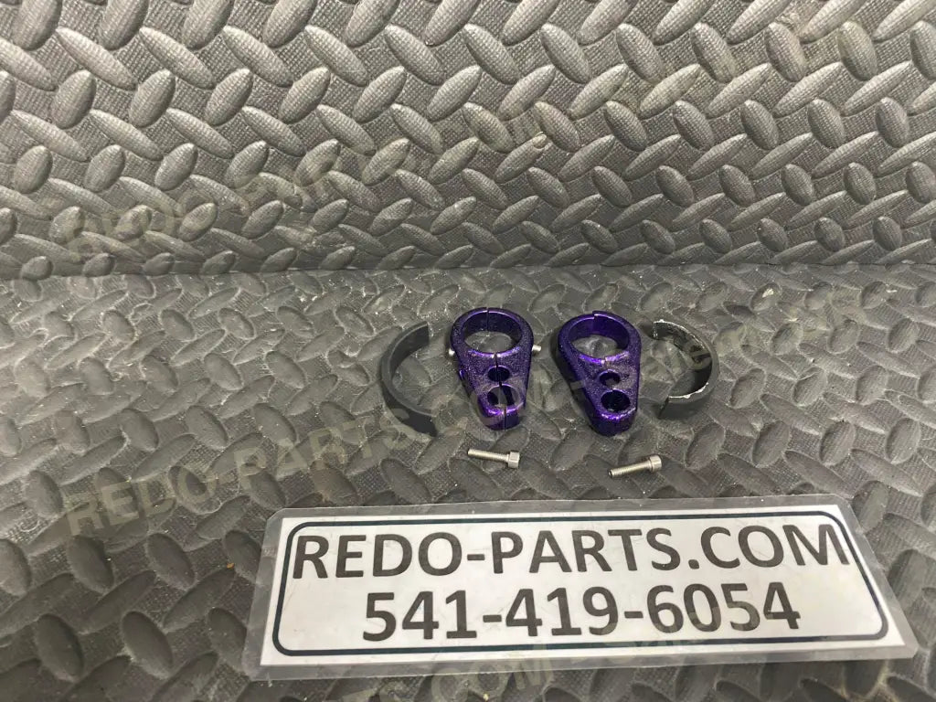 Aftermarket Brake Line Clamp (blue) *USED* Parts - Used