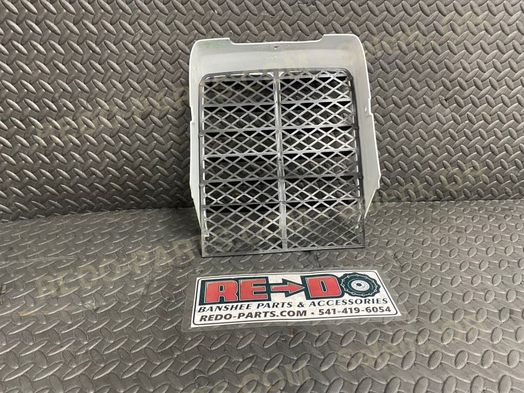 Aftermarket Radiator Cover White. *USED*
