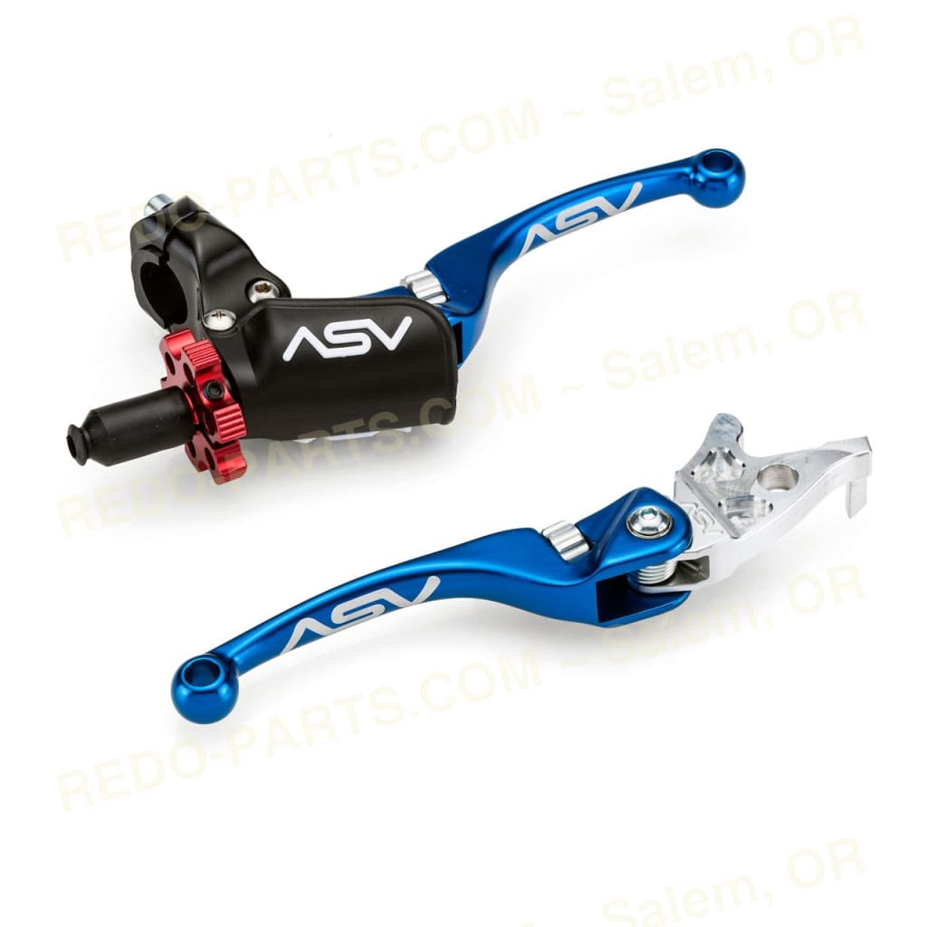ASV Clutch and Brake Lever PAIR Pack w/ Perch BLUE Levers *NEW* Parts - New