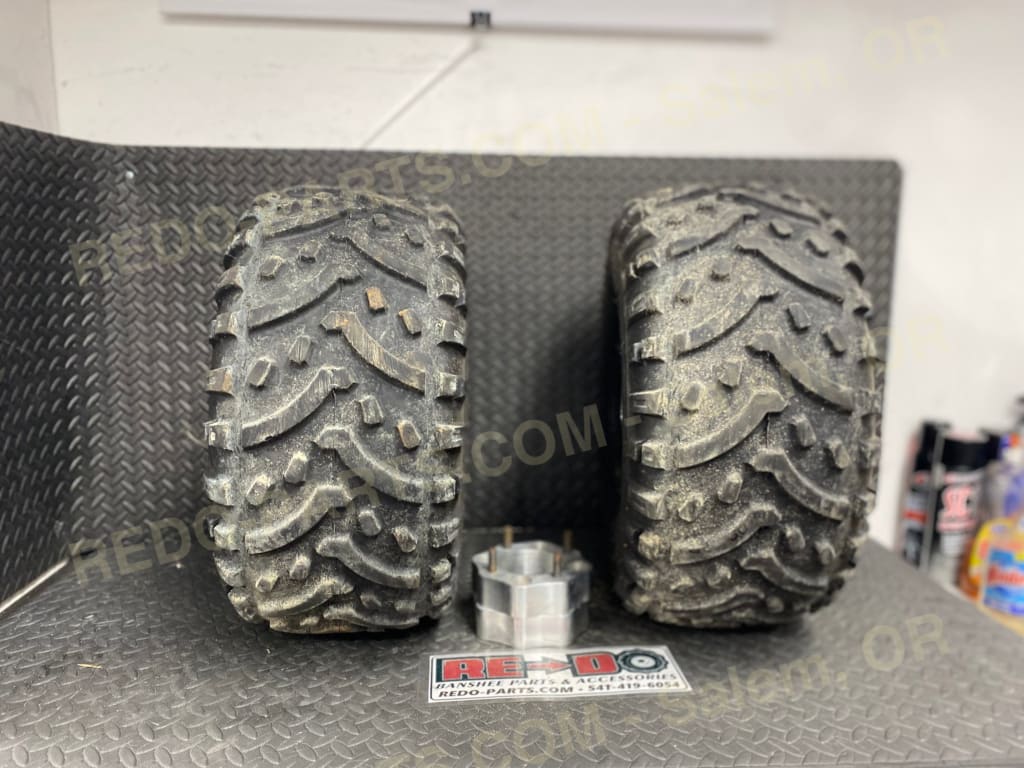 AT 22x10-9 BKT SPORTS /AT-108 Tires on Honda Wheels.*USED* Parts - Used
