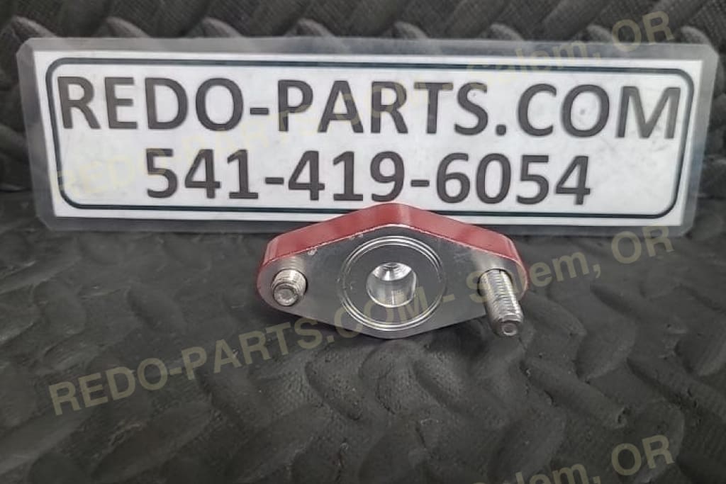 Billet Block-off Red *USED* Parts - Used