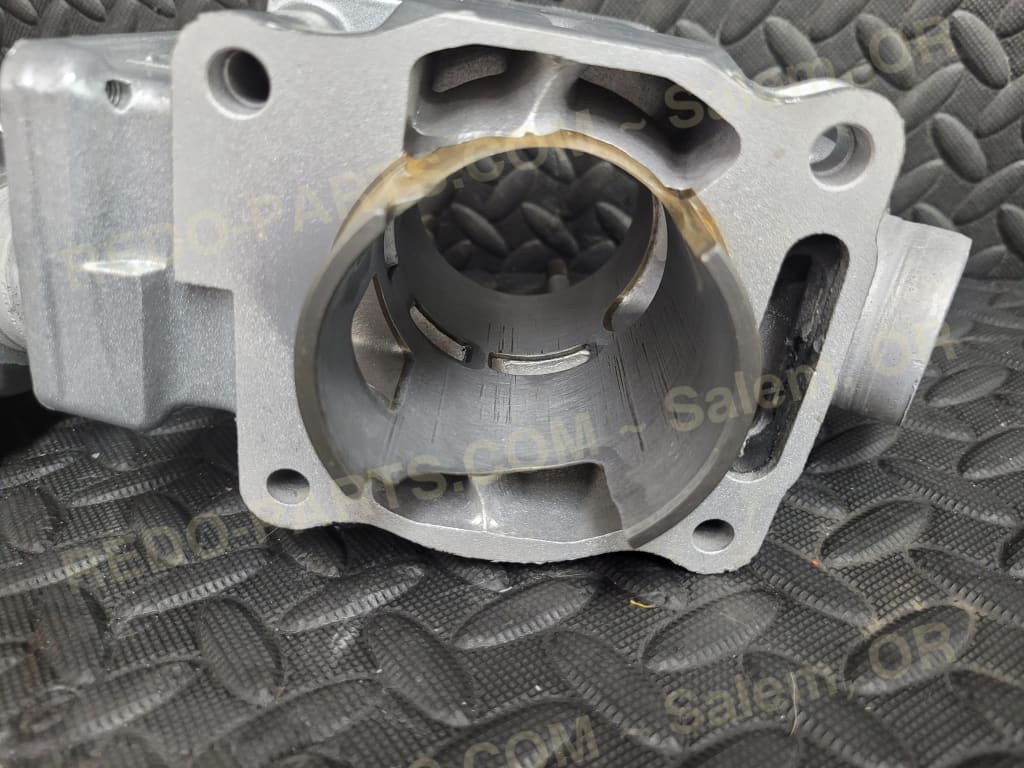 Factory OEM Cylinders 65.25mm Set of 2 Need Bore New Powder Coating Silver *USED* Parts - Used