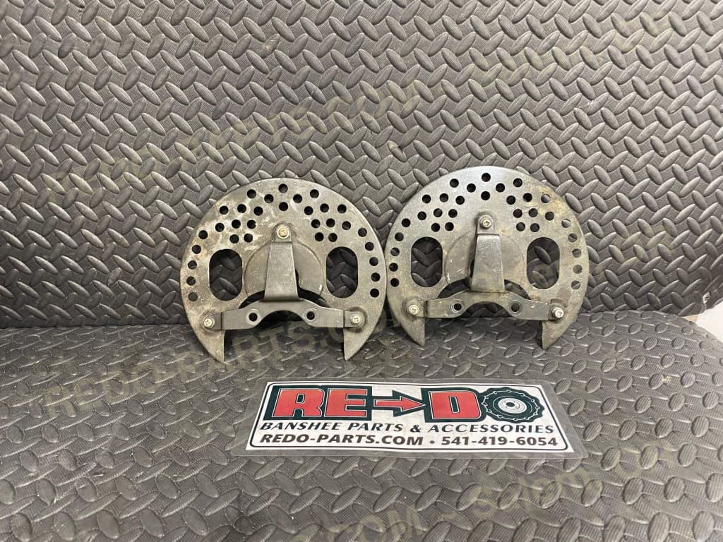 Factory OEM Front Brake Shields *USED* Parts - Used